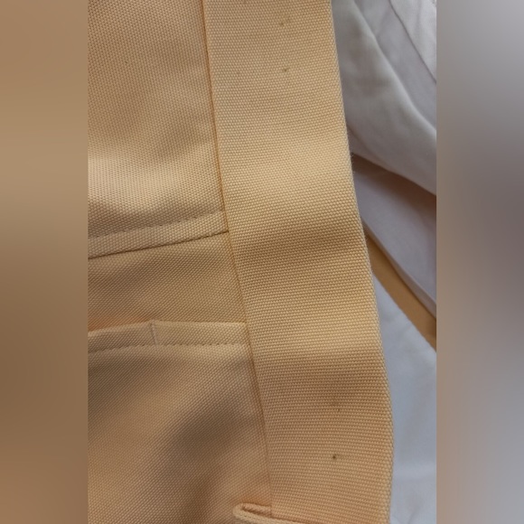 NEW BOTTEGA VENETA Orange Cream Neutral Straight Leg Pants Slacks dress pants - Picture 5 of 6